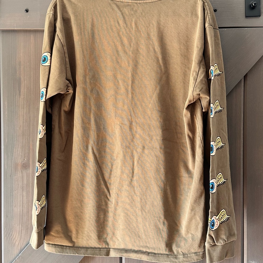 Von Dutch Khaki Green Long Sleeve Shirt - EUC - Picture 3 of 6